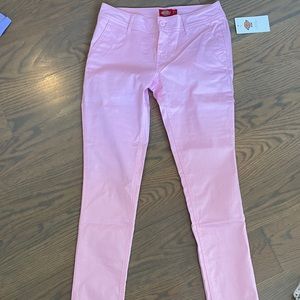 DICKIES perfect pink mid low pant xs 3